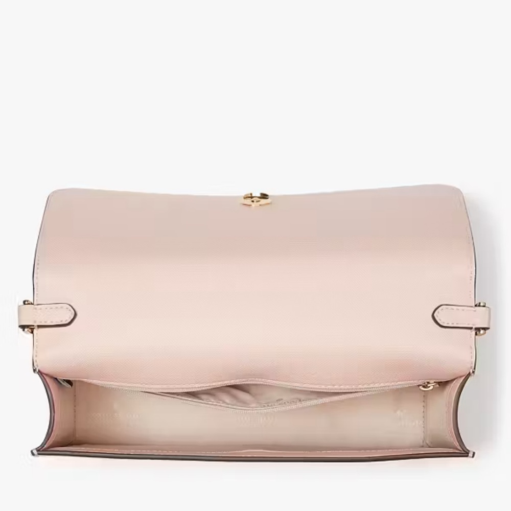 NWT - Kate Spade Madison Flap Convertible Crossbody - Conch Pink - Picture 2 of 4